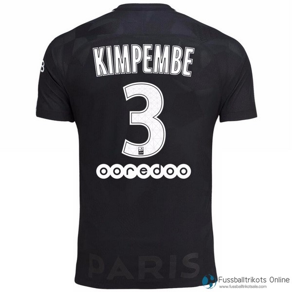 Paris Saint Germain Trikot Ausweich Kimpembe 2017-18 Fussballtrikots Günstig